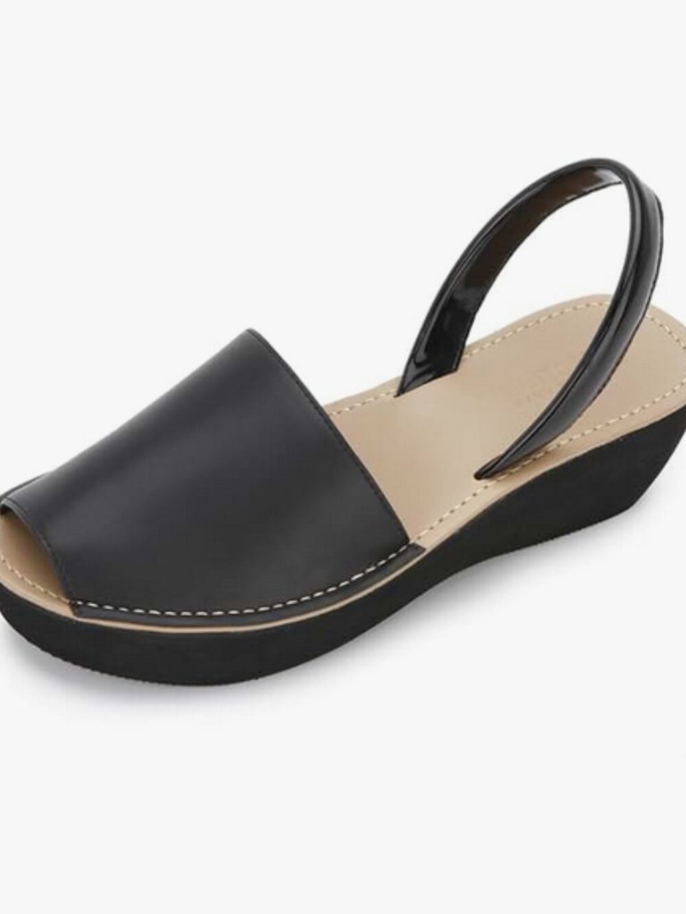 Kenneth Cole Reaction Women's Black Platform Slingback Sandals Size 10